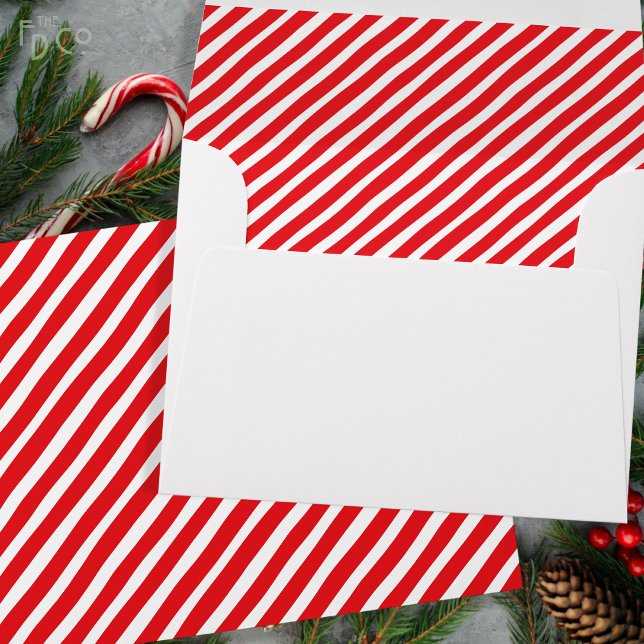 Peppermint Candy Striped Envelope (Creator Uploaded)