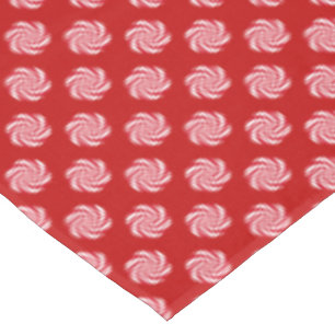 Peppermint Candy Swirl Christmas Holiday Tablecloth