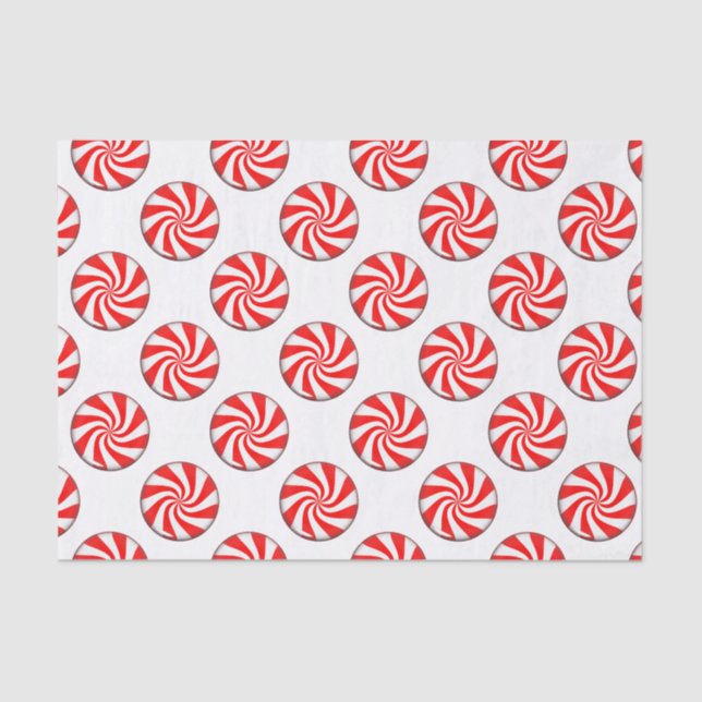Peppermint Candy Tissue Paper (Front)