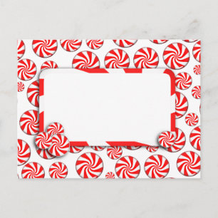 Peppermint Candy w/Tag Postcard