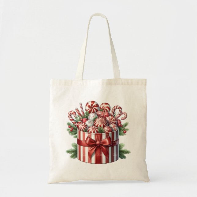 Peppermint delight Tote Bag (Front)
