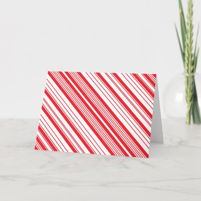 Peppermint Greeting Card (Front)