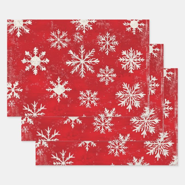 Peppermint Holidays Wrapping Paper Sheet (Set)