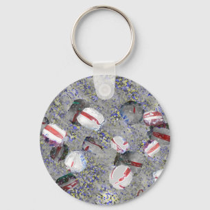 Peppermint Key Chain