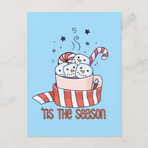Peppermint Latte Season Postcard