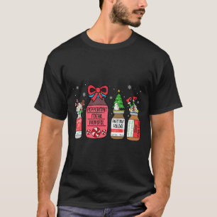 Peppermint Mocha Propofol Christmas Nurse Er Ed Ic T-Shirt