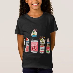 Peppermint Mocha Propofol Cute Christmas Nurse ER T-Shirt