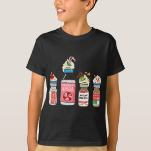 Peppermint Mocha Propofol Cute Christmas Nurse ER T-Shirt