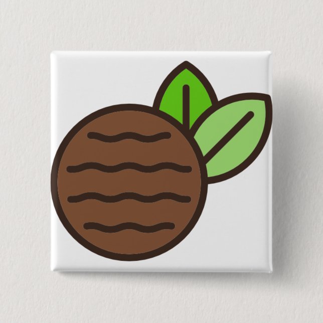 peppermint-patty 15 cm square badge (Front)