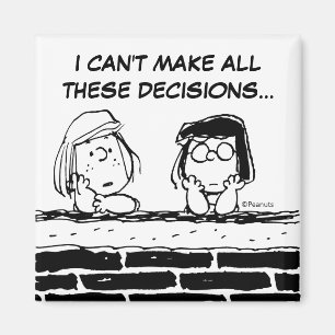 Peppermint Patty & Marcie at the Wall Magnet