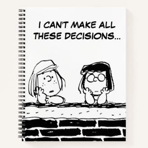 Peppermint Patty & Marcie at the Wall Notebook