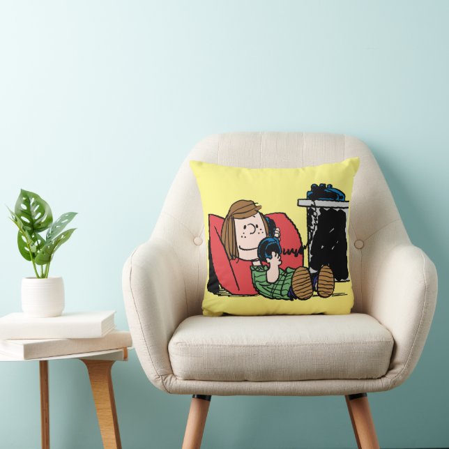 Peppermint Patty on the Phone Cushion (Chair)