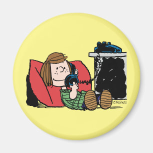 Peppermint Patty on the Phone Magnet