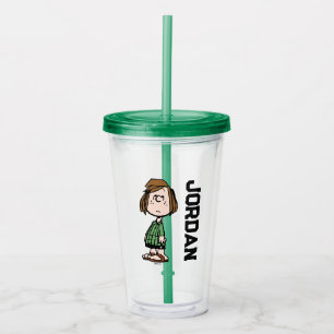 Peppermint Patty Rolling Eyes Add Your Name Acrylic Tumbler