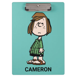 Peppermint Patty Rolling Eyes Clipboard