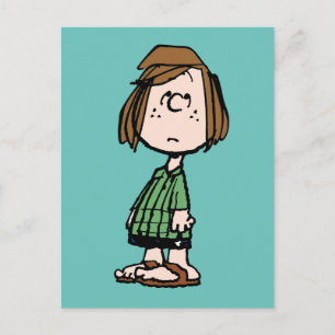 Peppermint Patty Rolling Eyes Postcard
