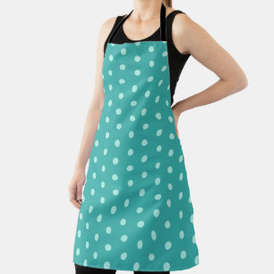 Peppermint Polka Dot Apron