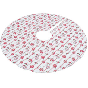 Peppermint Spice Tree Skirt