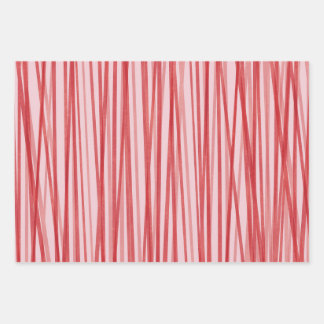 Peppermint Stick Wrapping Paper Sheet