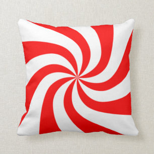 peppermint swirl candy cushion