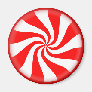 peppermint swirl candy magnet