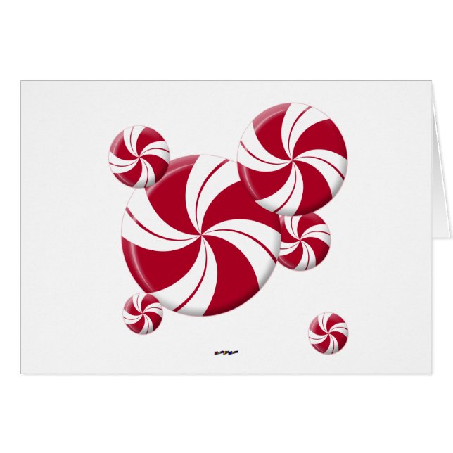 Peppermint Swirl Stripe Candy (Front Horizontal)