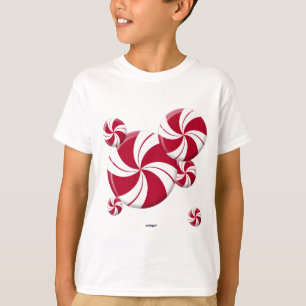 Peppermint Swirl Stripe Candy T-Shirt