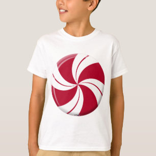Peppermint Swirl Stripe Candy T-Shirt