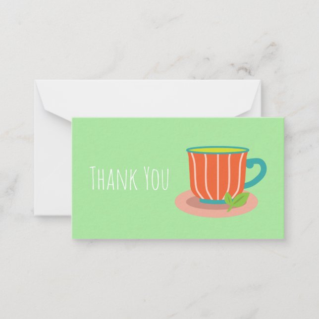 Peppermint tea for tea lovers card (Front)