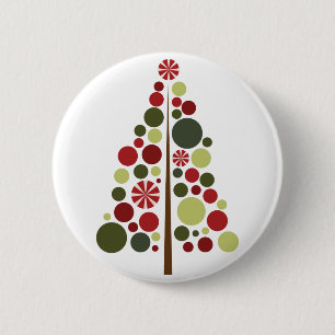 Peppermint Tree 6 Cm Round Badge
