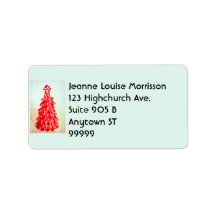 Peppermint Tree  Address Label