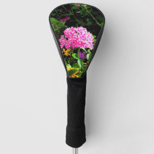Peppermint Twist Phlox in the Flower Garden Golf Head Cover