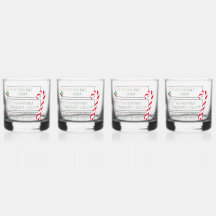 Peppermint White Russian barware Set 