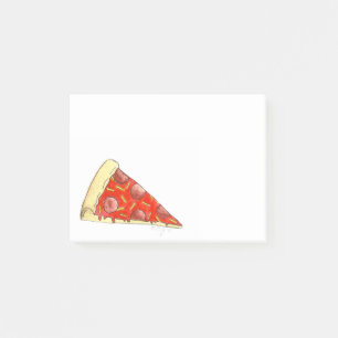 Pepperoni Cheese Pizza Slice Foodie Post Its Post-it Notes