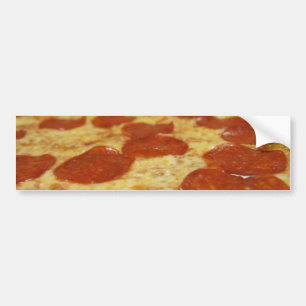 pepperoni pizza bumper sticker