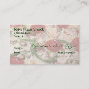 Pepperoni Pizza business cards