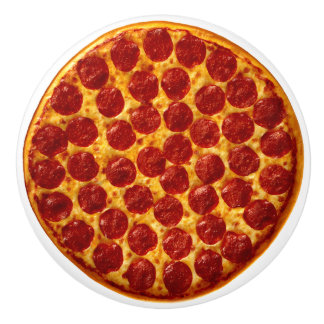 Pepperoni Pizza  Ceramic Knob