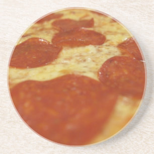 pepperoni pizza coaster