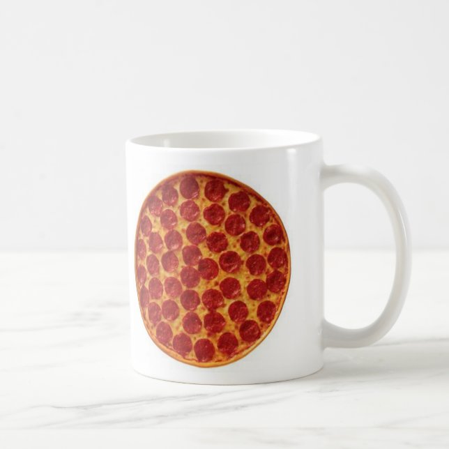 Pepperoni Pizza Coffee Mug (Right)