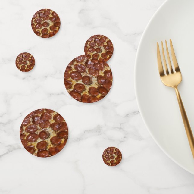 Pepperoni Pizza Confetti (Group)
