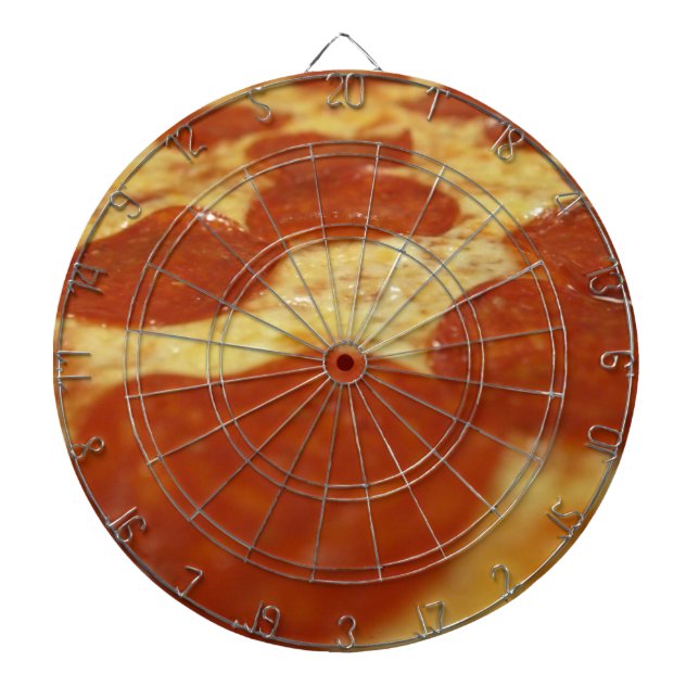 pepperoni pizza dartboard (Front)