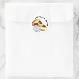 Pepperoni Pizza Day Classic Round Sticker