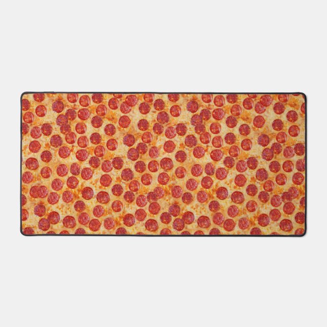 Pepperoni Pizza Desk Mat (Front)