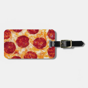 Pepperoni Pizza Hot and Yummy! Luggage Tag