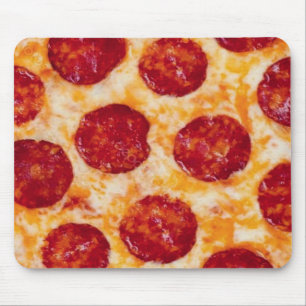 Pepperoni Pizza Hot and Yummy! Mouse Mat