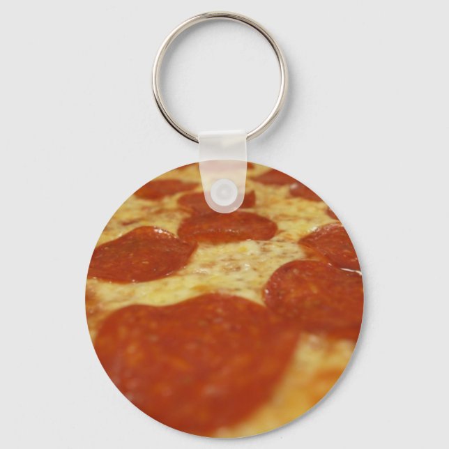 pepperoni pizza key ring (Front)