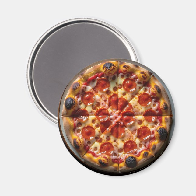 Pepperoni Pizza  Magnet (Front/Back)