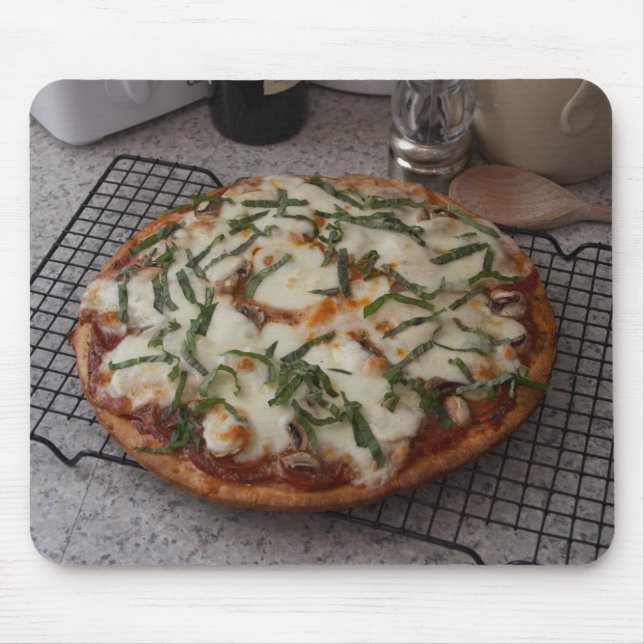 Pepperoni Pizza Mouse Mat (Front)