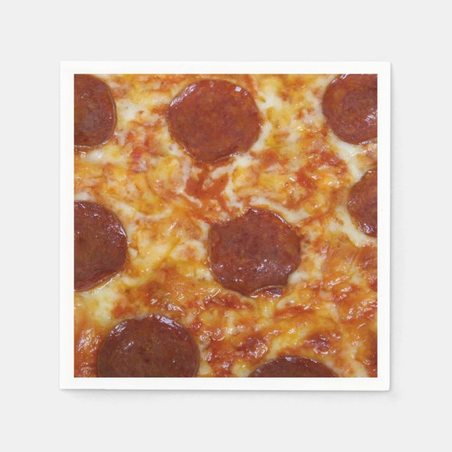 Pepperoni Pizza Napkin (Front)