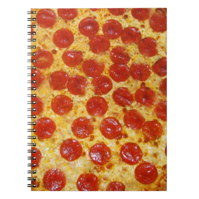 Pepperoni Pizza Notebook (Front)